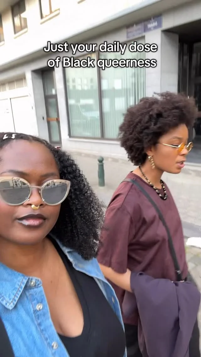 This is just your daily dosage of black queer joy or queer Black joy. I’m not sure how to say this anymore but you get what I mean.

they don’t tell you that everybody that you’re about to date comes with a list of health issues, mini adventures/challenges if you will. 

I love the way Rae Rae thinks that she can multitask and sometimes she is able to do that, but I fear it’s her ADHD clouds her vision. And that’s more than okay with me. She’s such a cutie.

this cutie leaves piles of unfinished projects in each room of our house but still makes it cozy. I can see her brain jumping to conclusions then to projects then to things that she’s forgotten and things that she will forget. 

#wlw #wlwcouple #qwoc #adhd #lgbtq🌈 #gf